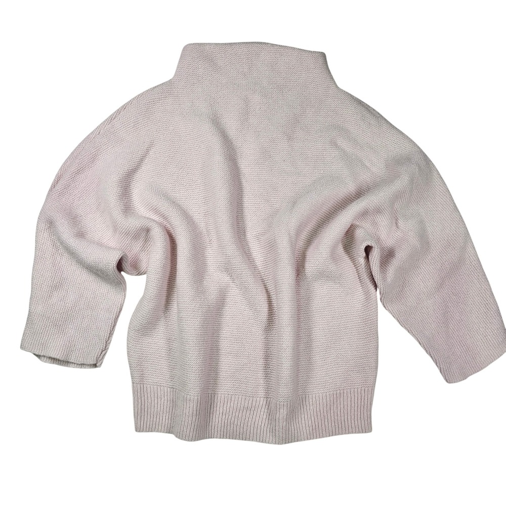 The Reset R Label Wool Cashmere Pullover Sweater Funnel Neck Ivory Women S *flaw